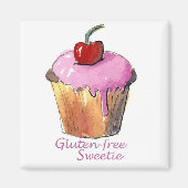 GF Cherry Cupcake Magnet (Voorkant)
