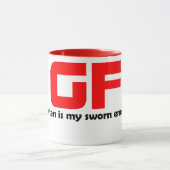 GF Coffee Mok - Funny Gluten Free Gifts (Midden)