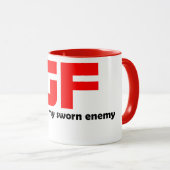 GF Coffee Mok - Funny Gluten Free Gifts (Voorkant rechts)