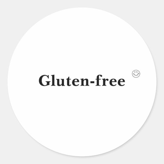 GF-label Ronde Sticker (Voorkant)