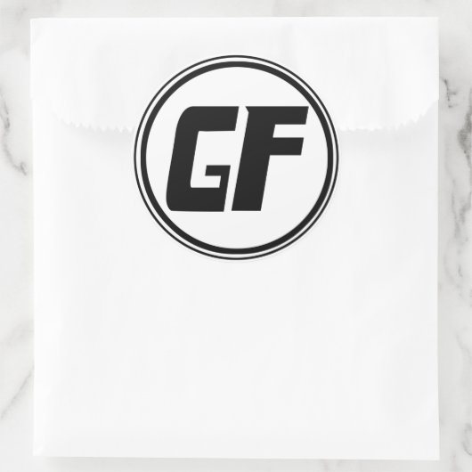 GF Large Circle Sticker (Tas)