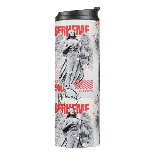 Gfrheme 1990 thermosbeker (Gedraaid links)