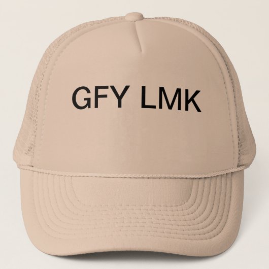 GFY LMK TRUCKER PET (Voorkant)