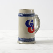 GG 22 oz Stein Bierpul (Voorkant rechts)