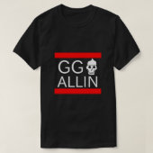 GG Allin Classic T-shirt (Design voorkant)