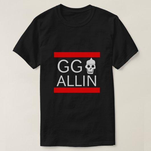 GG Allin Classic T-shirt (Design voorkant)