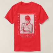 GG Allin Punksthetic Design T-shirt (Design voorkant)