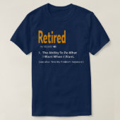 GG-cadeau voor Funny Retirement T-shirt (Design voorkant)