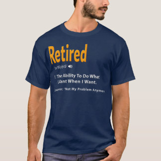 GG-cadeau voor Funny Retirement T-shirt