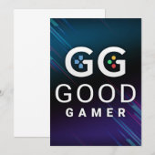 GG Good Gamer Video Save The Date (Voorkant / Achterkant)