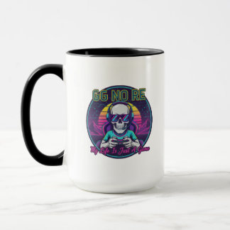 GG No Re Gamer Skull Mug Mok