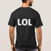 GG NOOB! LOL T-SHIRT (Achterkant)