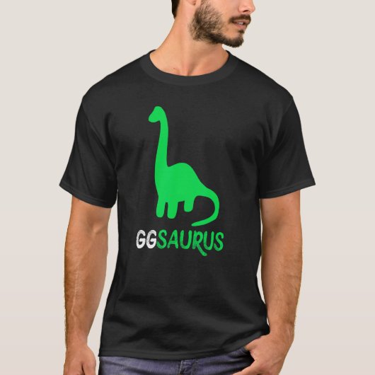 GG-Saurus Grappige Dino Dinosaur GGSaurus T-shirt (Voorkant)