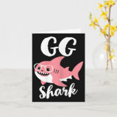 Gg Shark Moederdag Oma Grappig Kaart (Gele Bloem)