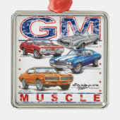 GG-spier Metalen Ornament (Voorkant)