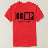 GG WP zwart T-shirt (Design voorkant)