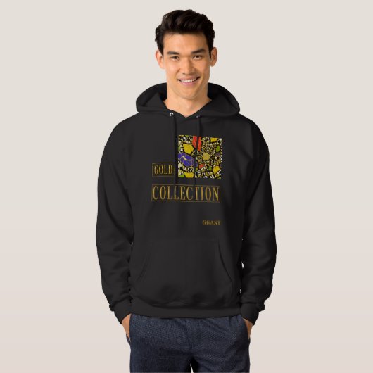 GGAST - "Adult pullover Hoodie" GOLD (Voorkant volledig)