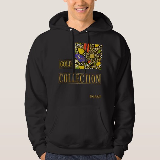 GGAST - "Adult pullover Hoodie" GOLD (Voorkant)
