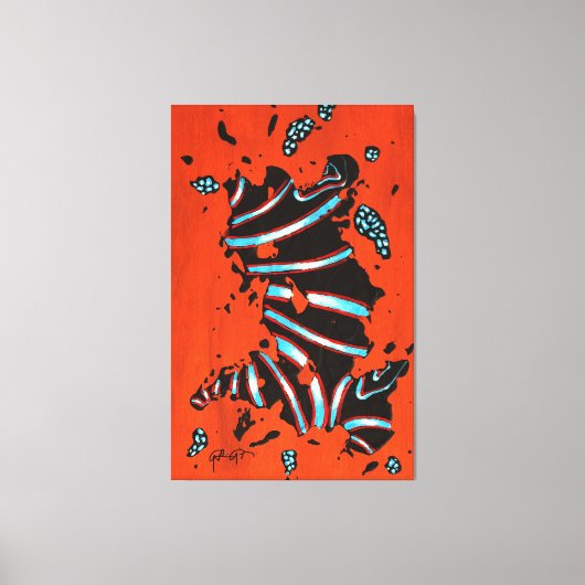 GGAST - Energiecode ECL7 - Canvasprint op Spieraam Canvas Afdruk (Voorkant)