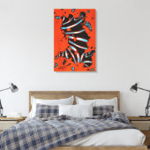 GGAST - Energiecode ECL7 - Opgespannen Canvasprint Canvas Afdruk (Insitu (Slaapkamer))