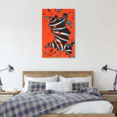 GGAST - Energiecode ECL7 - Opgespannen Canvasprint Canvas Afdruk (Insitu (Slaapkamer))