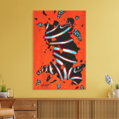 GGAST - Energiecode ECL7 - Opgespannen Canvasprint Canvas Afdruk (Insitu (Woonkamer))