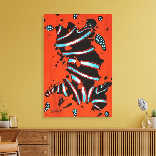 GGAST - Energy Code ECL7 - Stretched Canvas Print (Insitu (Woonkamer))
