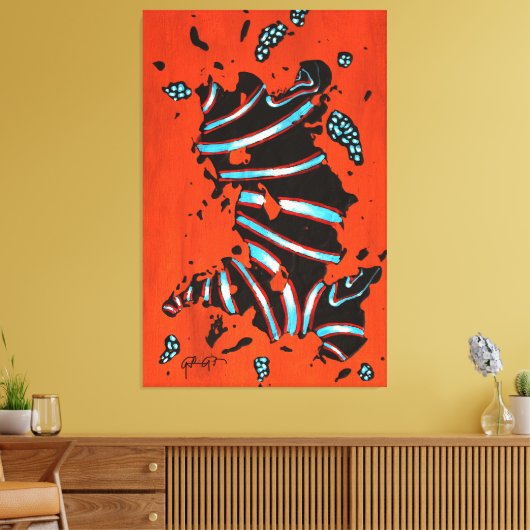 GGAST - Energy Code ECL7 - Stretched Canvas Print (Insitu (Woonkamer))