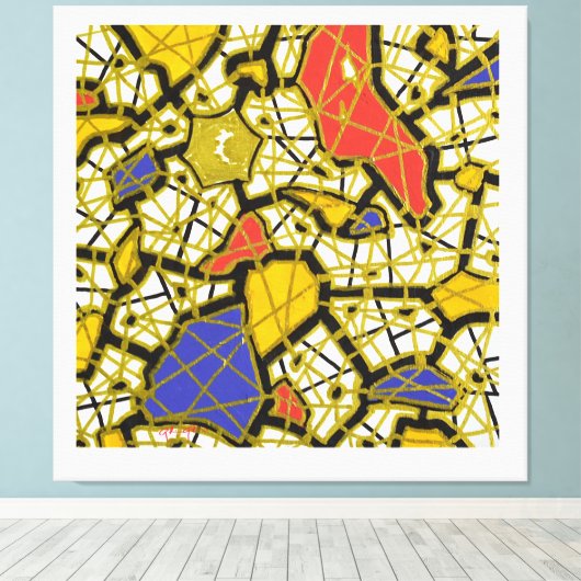 GGAST-GOLD 1Q25- CANVAS AFDRUK (Insitu (Houten vloer))