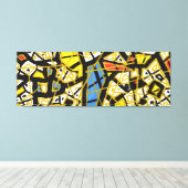 GGAST - GOLD T3 - Op canvasprint Canvas Afdruk (Insitu (Houten vloer))