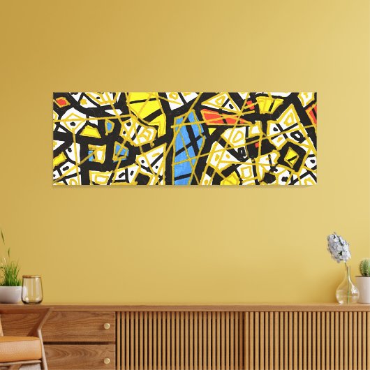 GGAST - GOLD T3 - Stretched Canvas Print (Insitu (Woonkamer))