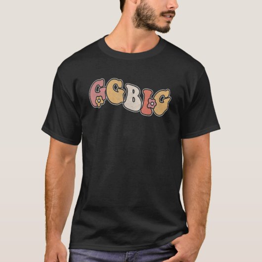 Ggbig Fam Retro Hippy Cowgirl Grootse T-shirt (Voorkant)