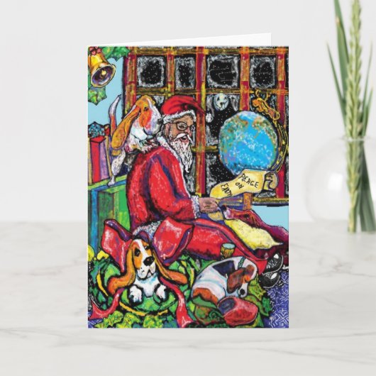 GGBR Kerstman 09 Feestdagen Kaart (Voorkant)