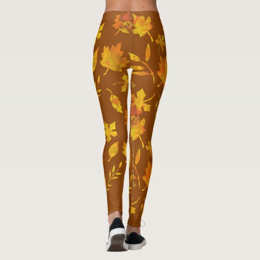 Ggloed Autumn Leaves Leggings (Achterkant)