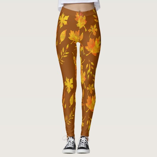 Ggloed Autumn Leaves Leggings (Voorkant)