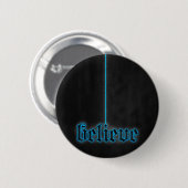 Ggloed Blue Believe Ronde Button 5,7 Cm (Voorkant /achterkant)