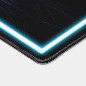 Ggloed Blue Shalom op Etched Star van David Bureaumat (Hoek)