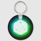 Ggloed d20 Greenleaf Sleutelhanger (Voorkant)