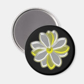 Ggloed Daisy Flower Magnet (Voorkant / Achterkant)