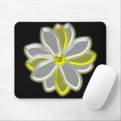 Ggloed Daisy Flower Mousepad Muismat (Met muis)
