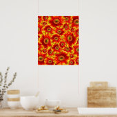 Ggloed Gerbera Daisies Poster (Keuken)