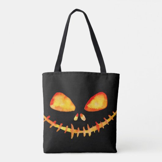 Ggloed Jack O' Lantern Smile Tote Bag (Achterkant)
