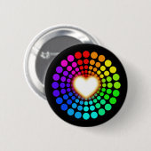 Ggloed Love Heart Ronde Button 5,7 Cm (Voorkant /achterkant)