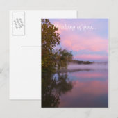 Ggloed Pink Morning Briefkaart (Voorkant / Achterkant)