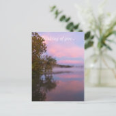 Ggloed Pink Morning Briefkaart (Staand voorkant)