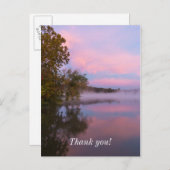 Ggloed Pink Morning Briefkaart (Voorkant / Achterkant)