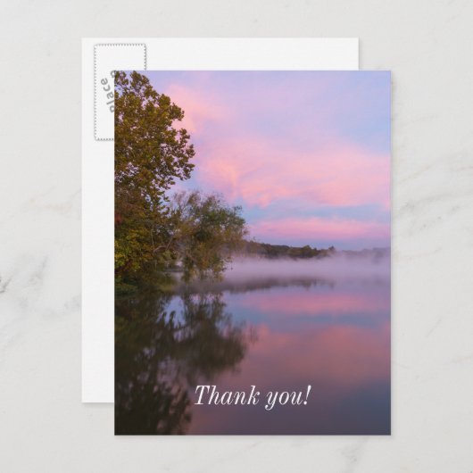 Ggloed Pink Morning Briefkaart (Voorkant / Achterkant)