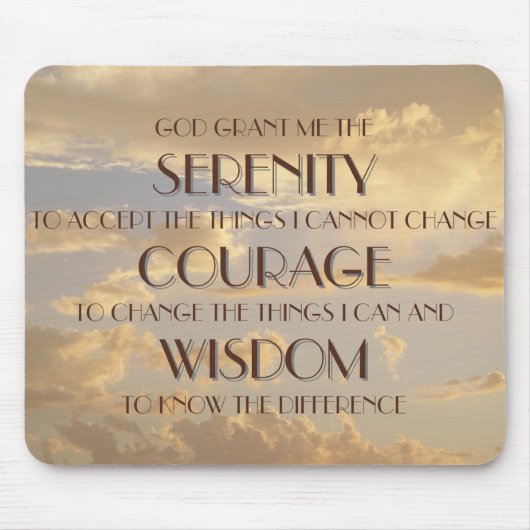 Ggloed Sky Service Prayer Mousepad Muismat (Voorkant)
