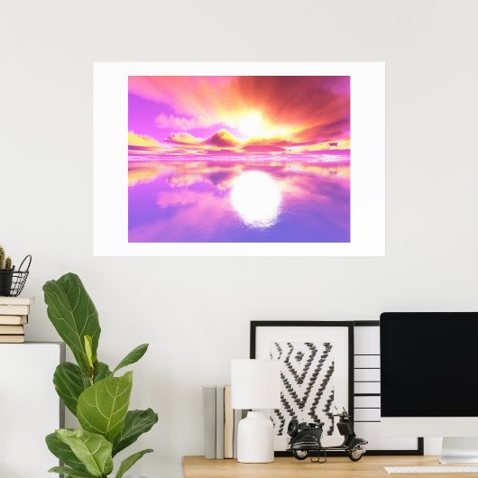 Ggloed Sunset II Poster (Thuiskantoor)