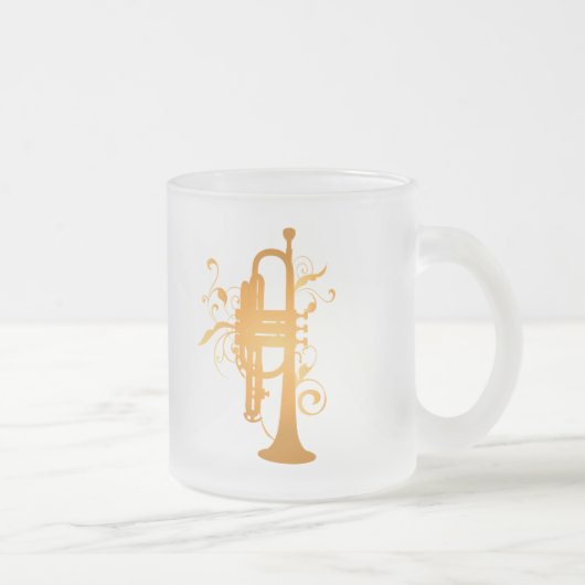 Ggloed Trumpet Music Gift Matglas Koffiemok (Rechts)